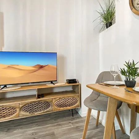 Апартаменты Homey Titi - Hyper-centre - Proche Gare Et Tram - Lit Convertible - Wifi Gratuit Аннемас